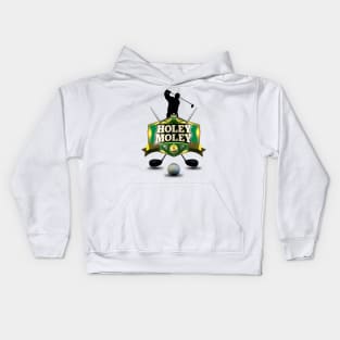 holey moley - golf sport Kids Hoodie